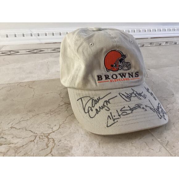 Cleveland Browns Hat Signed – Mystery Autographs – Possibly Legendary? - Picture 2 of 12